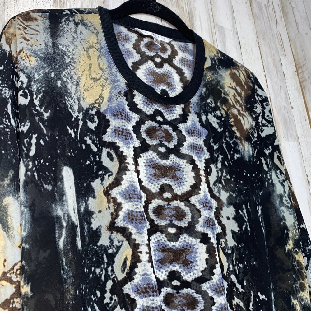 Cabi #572 Dressed Up Sweatshirt Python - image 6